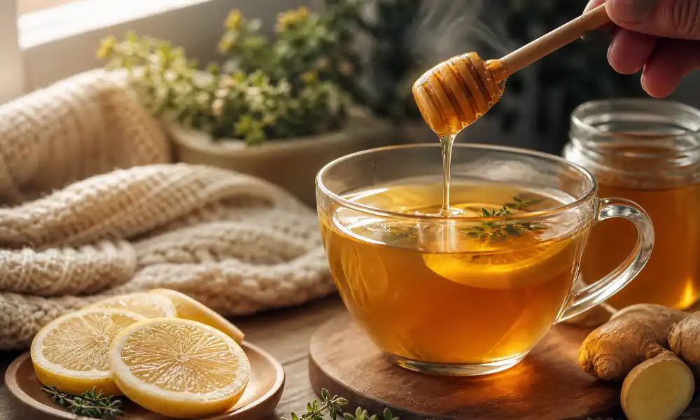 چای عسل برای سرما خوردگی-میرصالحی