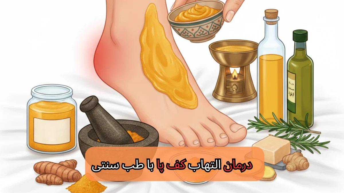 درمان التهاب کف پا با طب سنتی-میرصالحی