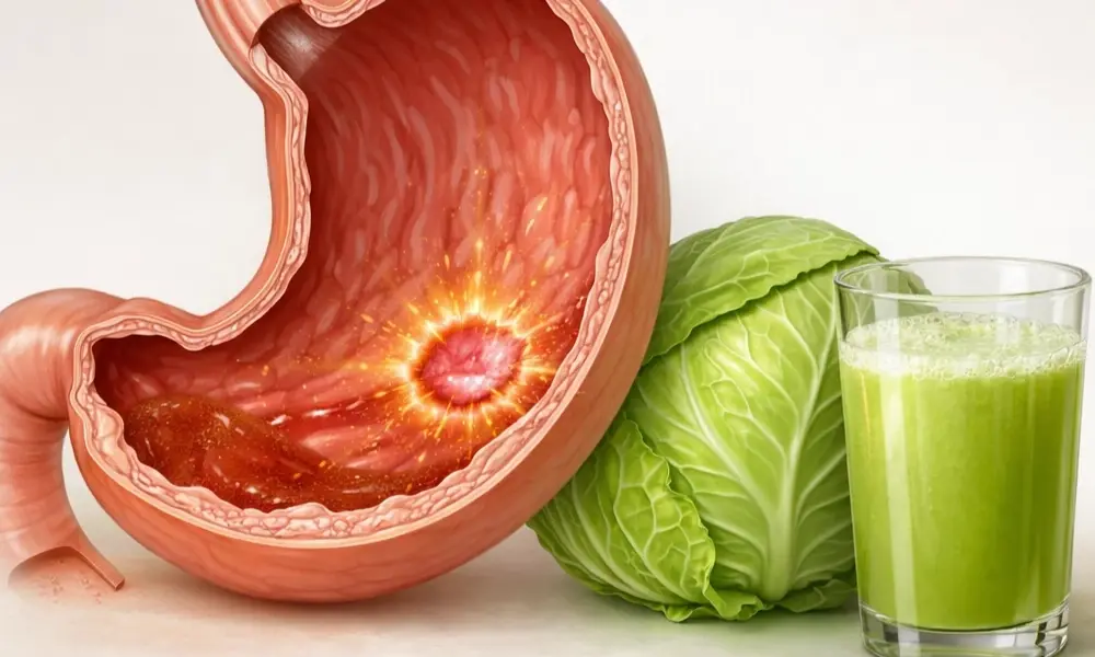 درمان زخم معده با آب کلم-میرصالحی