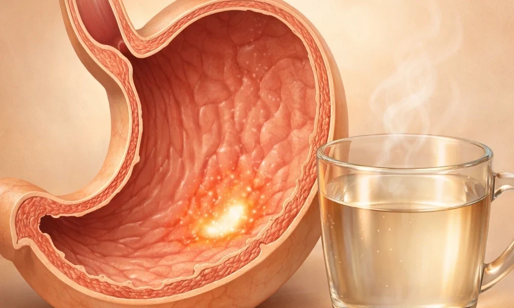 درمان زخم معده با آب گرم-میرصالحی