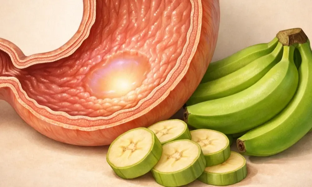 درمان زخم معده با موز سبز-میرصالحی