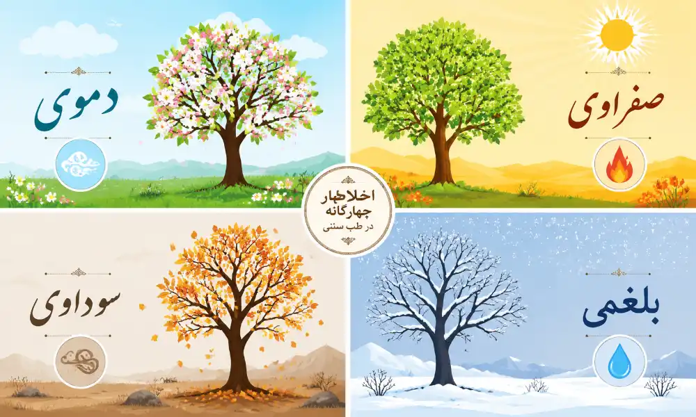 ویژگی های مزاج ها و انواع آنها-میرصالحی